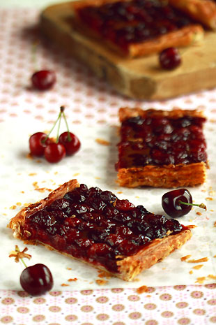 Tarte aux cerises du boulanger