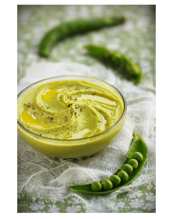 Houmous de petits pois