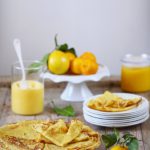 Crêpes à la bergamote (la vraie) et lemon curd au citron beldi
