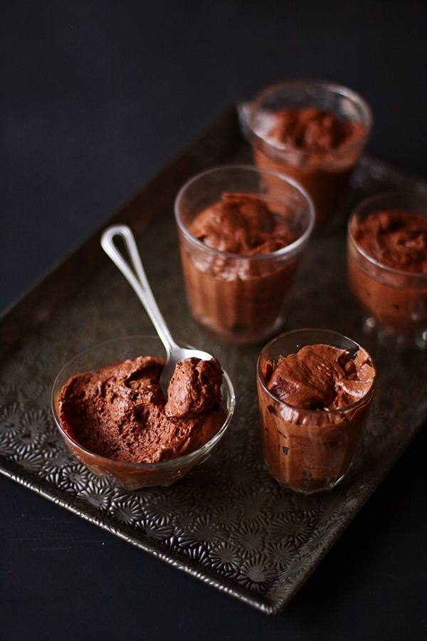 Divine mousse au chocolat… sans oeuf