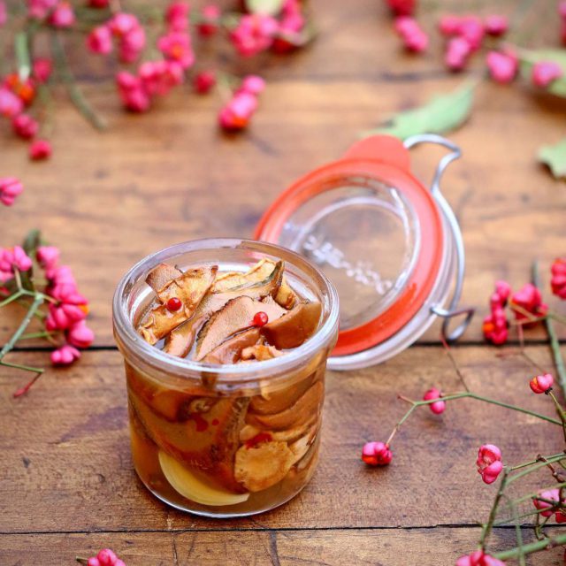 Retour de cueillette dans les bois et une recette de